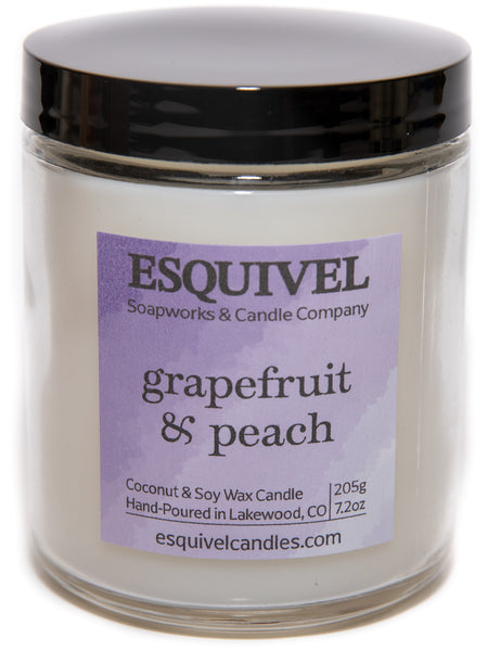 Grapefruit Juniper Zodax Black Trulli Stoneware 8 oz Scented Candle