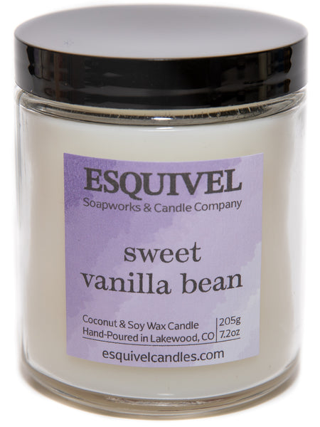 Sweet Vanilla Bean Jar Candle
